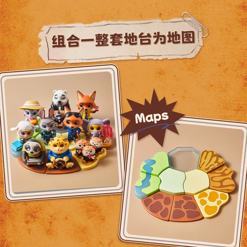 Miniso Disney Сумасшедшие Животные Серия Слепая Коробка Виниловая Кукла Ручной Работы