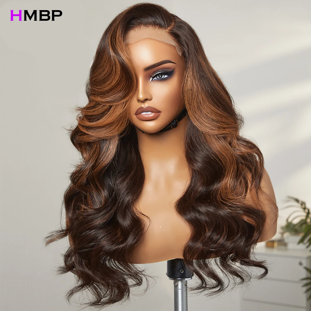 Выделите бесклеевой парик человеческие волосы плотность 400 13x6 Hd кружевной