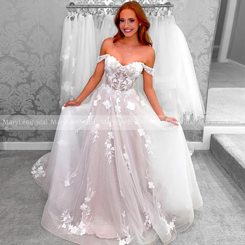 Румяно-розовое свадебное платье в стиле бохо по индивидуальному заказу с