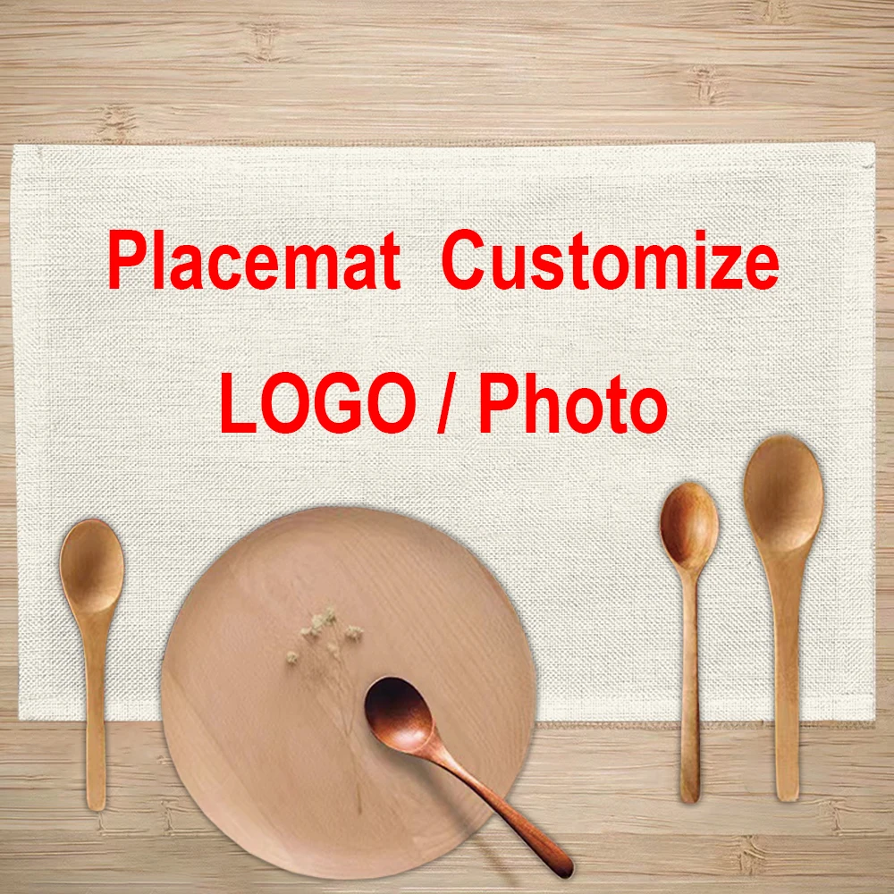 

Салфетка под заказ с принтом любого желаемого рисунка, украшение для обеденного стола, чайные чашки, коврики, посуда, подставки