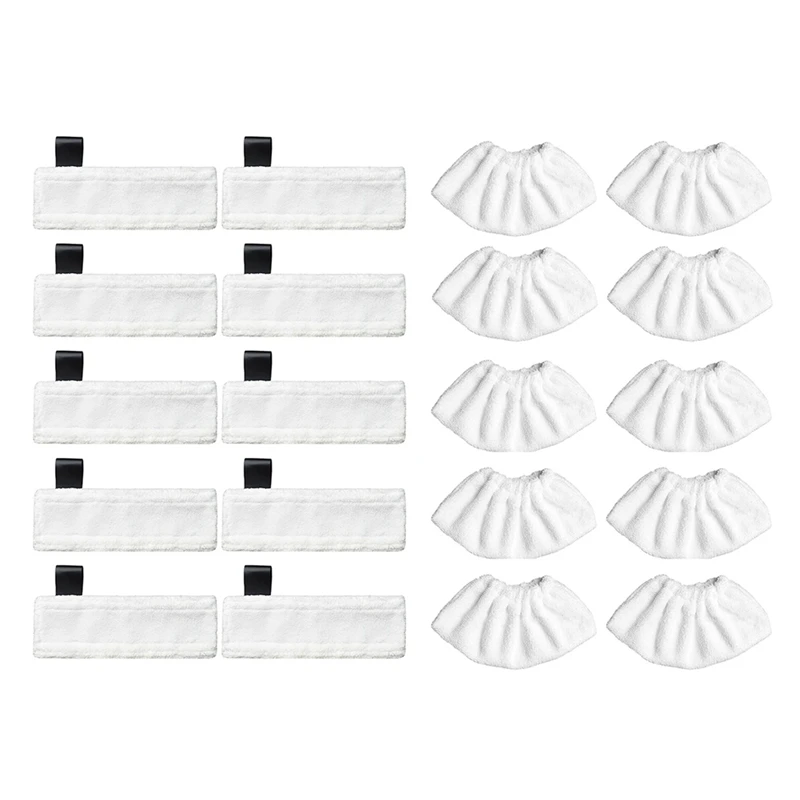 

Mop Cloth Rags White For Karcher Easyfix SC1 SC2 SC3 SC4 SC5 Replacement Microfiber Cleaning Pad Cover Steam Cleaner