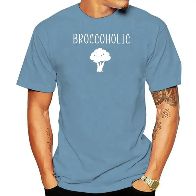 

Broccoholic Vegan t-shirt tee vegan t-shirts vegan clothing vegan shirt animal,100% cotton tee shirt,tops wholesale tee