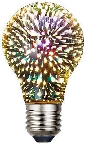 Рисунок 3 - 3D лампа-фейерверк Starry E27 AC 85-220V 4W Retro