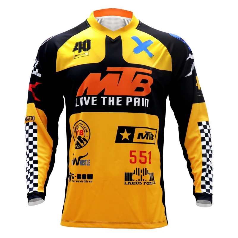

2022 Moto MTB jersey enduro motocross jersey downhill jersey racer mx GP bike shirt cycling jersey maillot ciclismo hombre