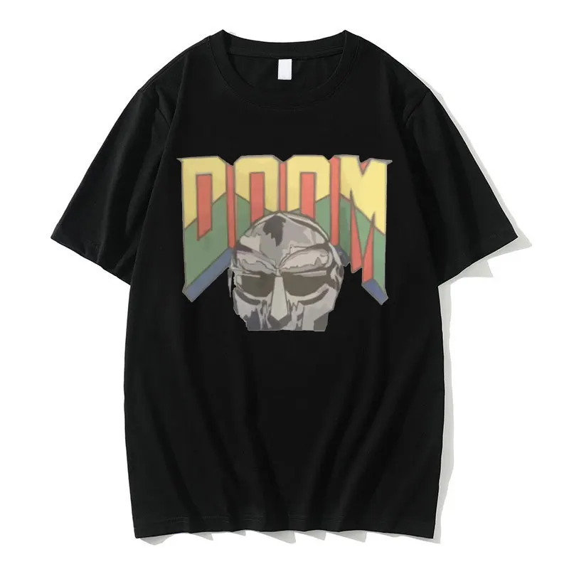 

Singer Mf Doom Graphic Tshirt Streetwear Men Women Casual Oversized Fashion Cotton Crewneck T-shirts Quality Male Tops T Shirt