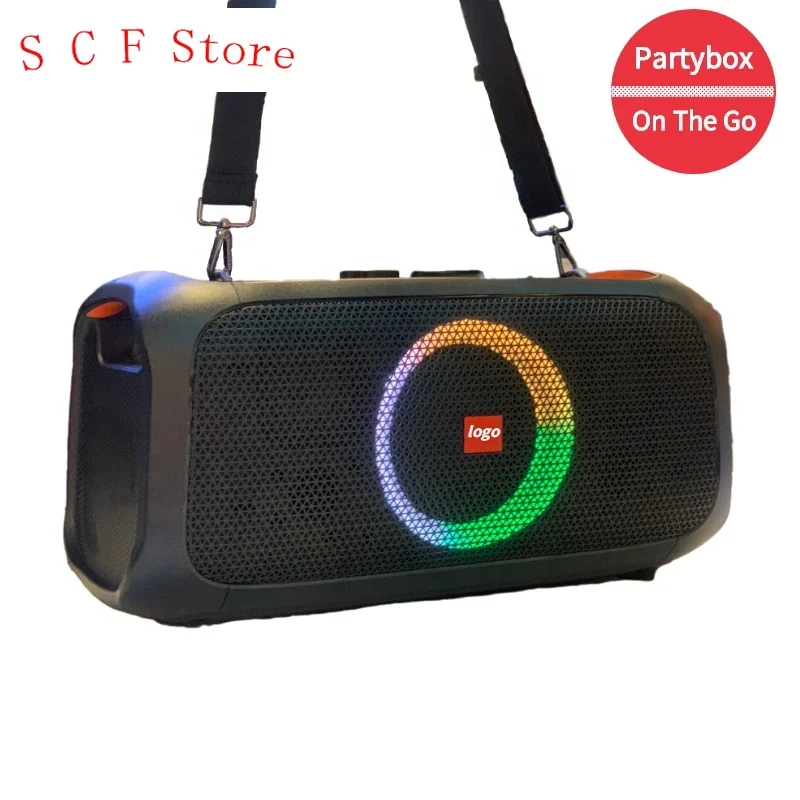 

Новинка 2022 г., колонка для диджея и вечевечерние, Портативная Беспроводная колонка для караоке, профессиональная светодиодная аудиосистема...