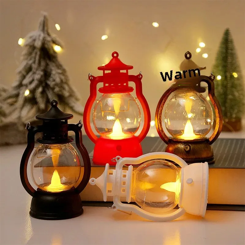 Винтажный маленький фонарь-свеча креативный портативный светодиодный угольный