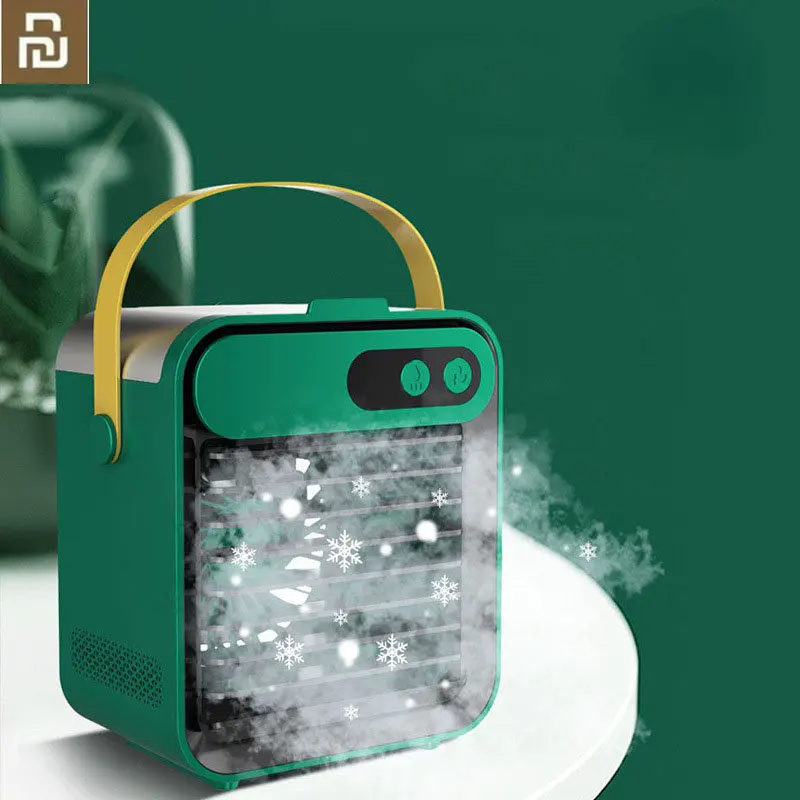 

YOUPIN Air Cooler Air Conditioner Home Outdoor Small Air Cooler Portable Mobile Phone Holder Spray USB Electric Cooler Fan