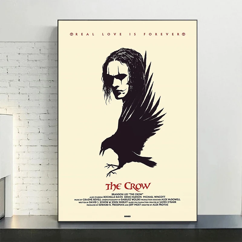 Классическая загадка фильм триллер C-ворона плакаты и принты на холсте Настенная