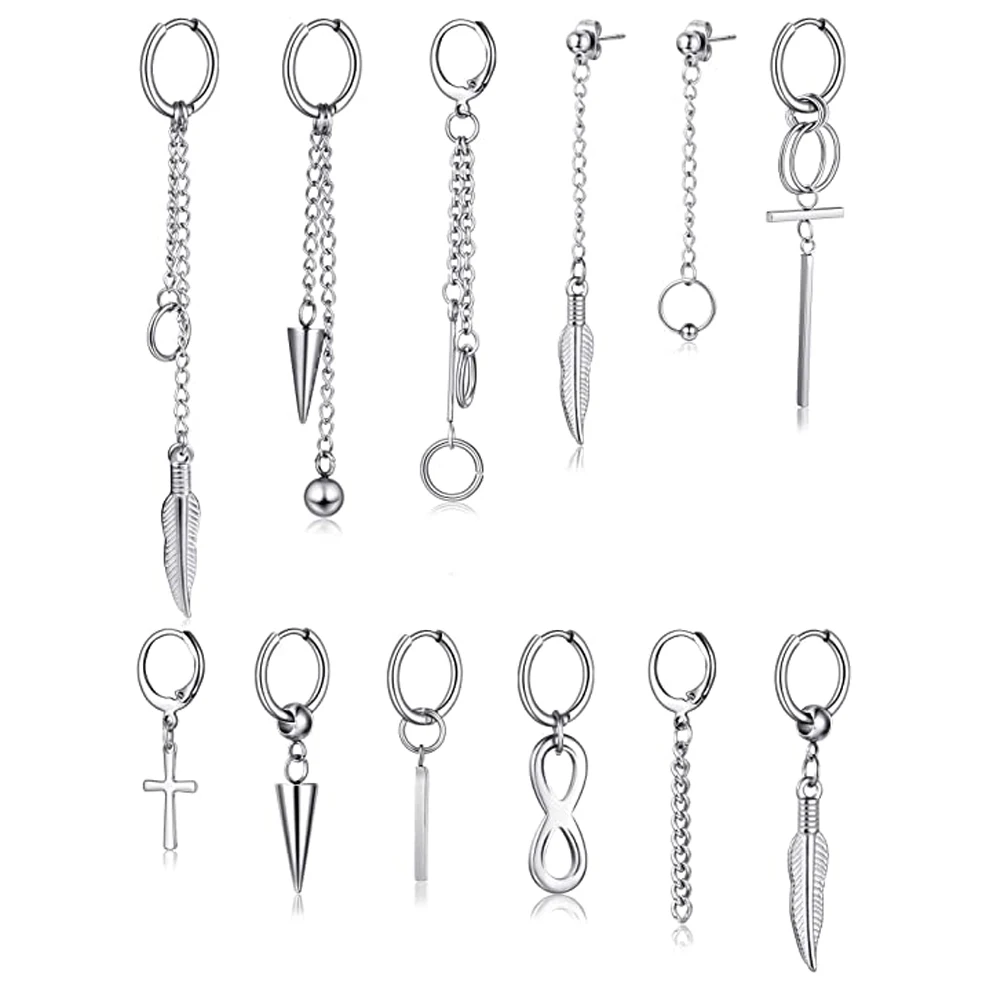 Серьги-гвоздики унисекс из нержавеющей стали корейские украшения в стиле K-POP с DNA