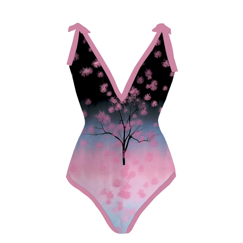 2023 New Vintage Swimsuit Women Bowknot Swimwear Brazilian Holiday Retro Designer Bathing Suit Fashion Beach Cover Up Summer