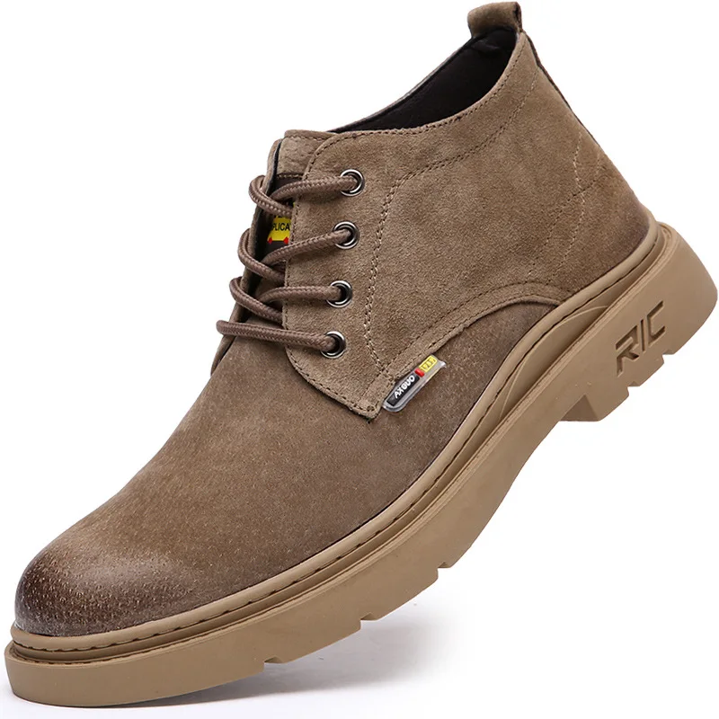 

2022 Autumn Spring New Martin Boots Men's Leather Casual Shoes British Men Korean Retro Leather Shoes for Men