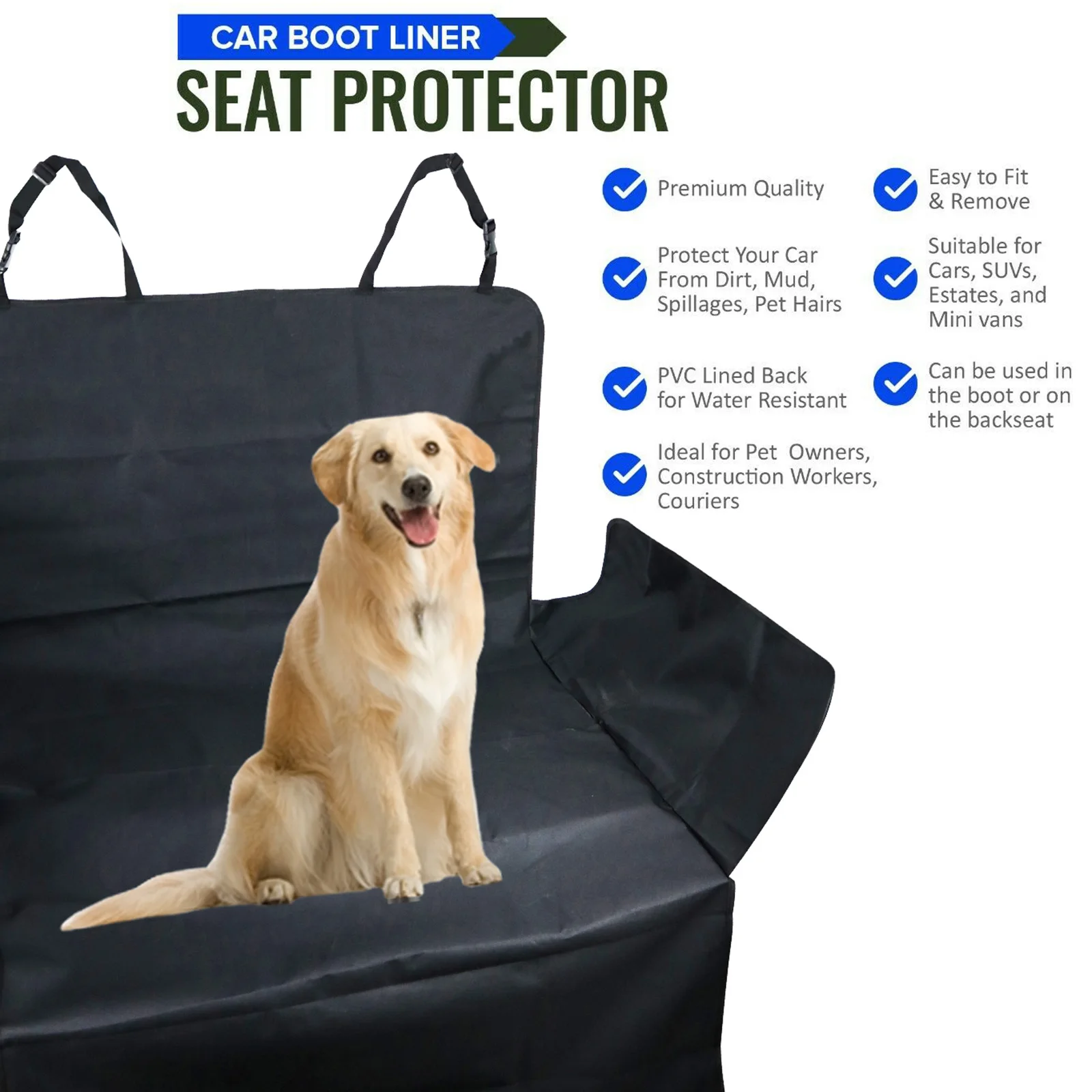 Автомобильный внедорожник люк для детской собаки ПВХ напольный коврик багажника