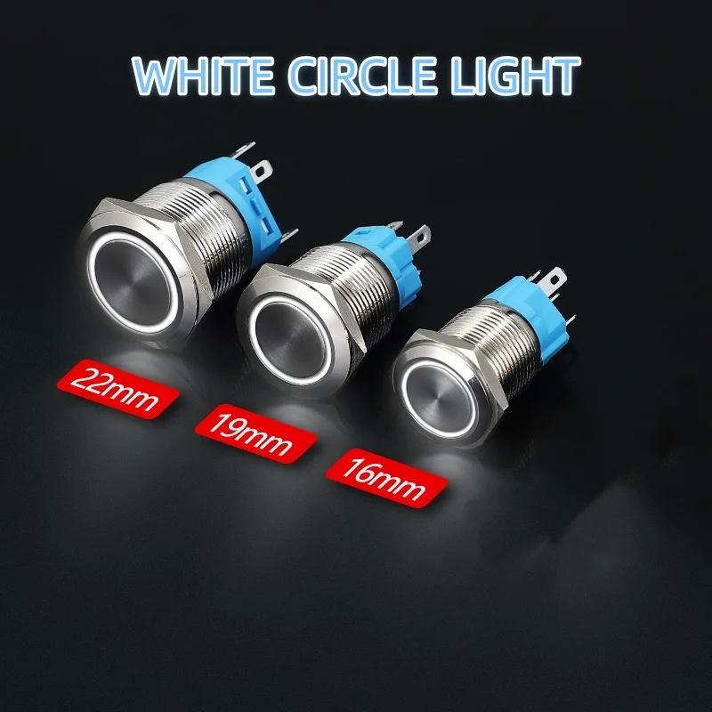 

Кнопочный выключатель автомобильный нержавеющая сталь 304 16/19/22 мм 3/12/24/110/220/230В