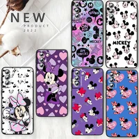 mickey mouse print phone case for samsung s22 s21 s20 ultra fe s10 s9 s8 plus 4g 5g s10e s7 edge tpu cover