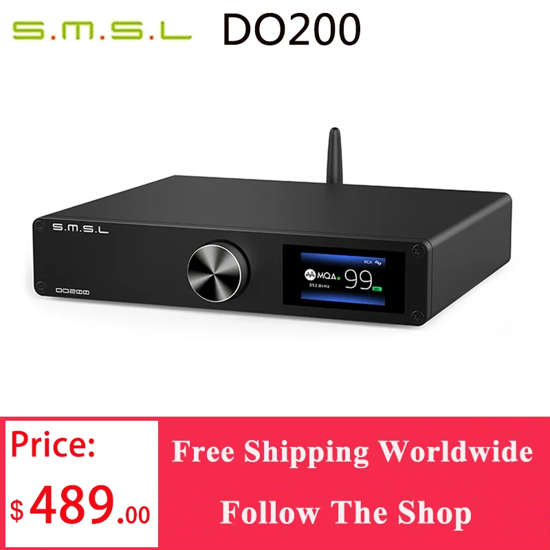 SMSL DO200 MQA аудио DAC ES9068AS * 2 XMOS Bluetooth 5 0 полное декодирование OPA1612 op amps DSD512 768KHZ 32Bit CD