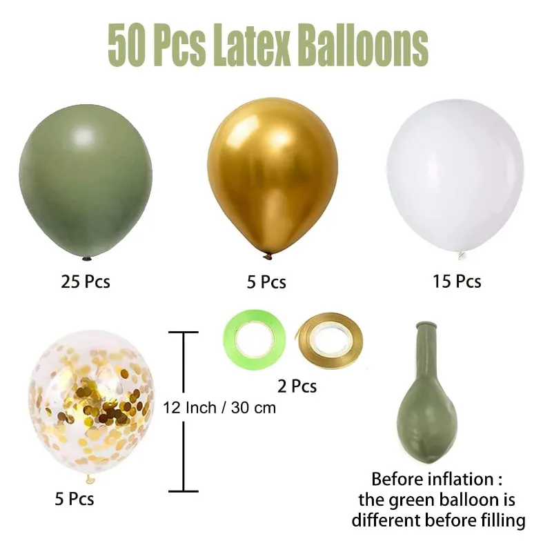 50 шт. латексные воздушные шары 12 дюймов