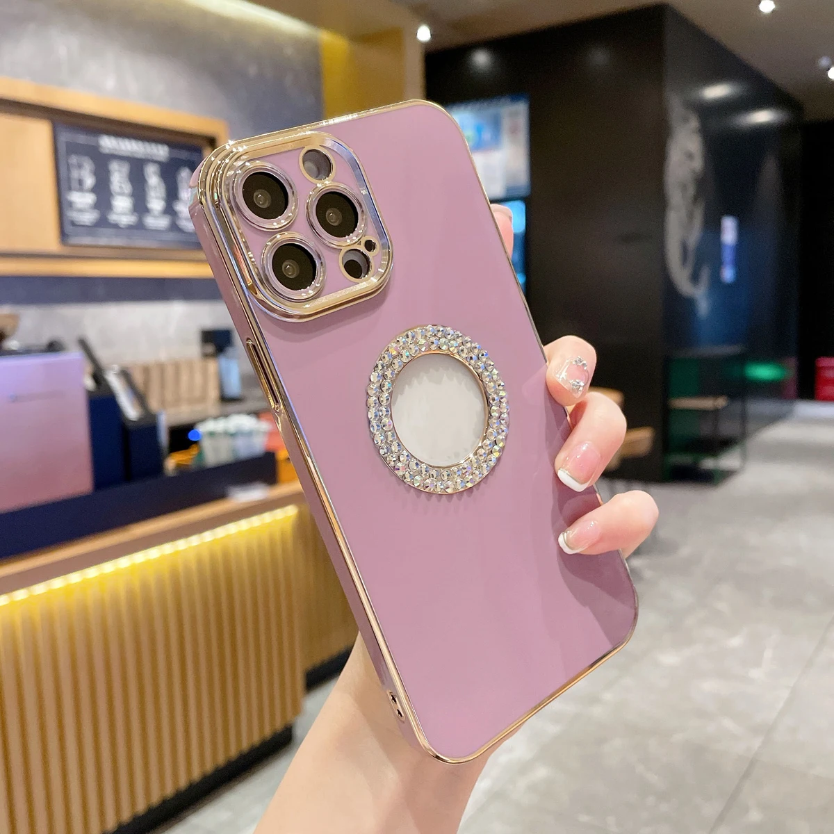 Роскошный Чехол Для Телефона С Бриллиантами iPhone 14/13/12/11 Pro Max Пылезащитный