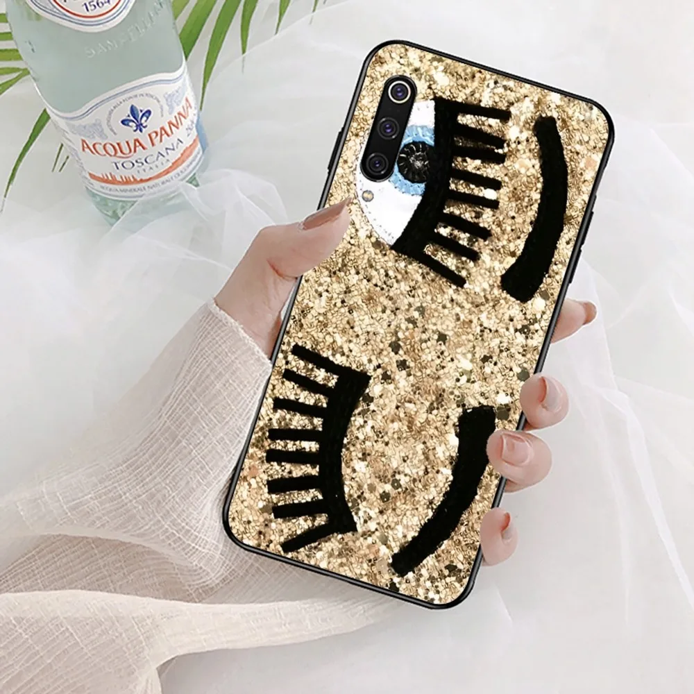 Hot Ferragnies Eyes Chiara Phone Case For Xiaomi Mi 5X 8 9 10 11 12 lite pro 10T PocoX3pro PocoM3 Note