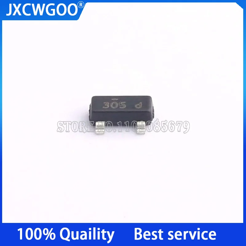 

10 шт. 100% Nuevo Original FDV305N 305 SOT-23-3 20 в, 220 А, МОМ MOSFET
