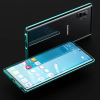 for samsung note 10 plus a7 a9 2018 a10 a20 case metal frame double side tempered glass cover for galaxy s8 s9 s10 plus note 8 9