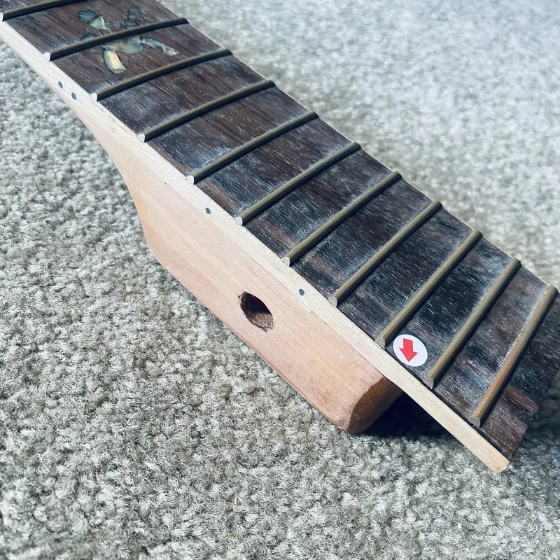 IN796 20 ладов весы 648 мм длина гриф для акустической гитары твердое красное дерево +