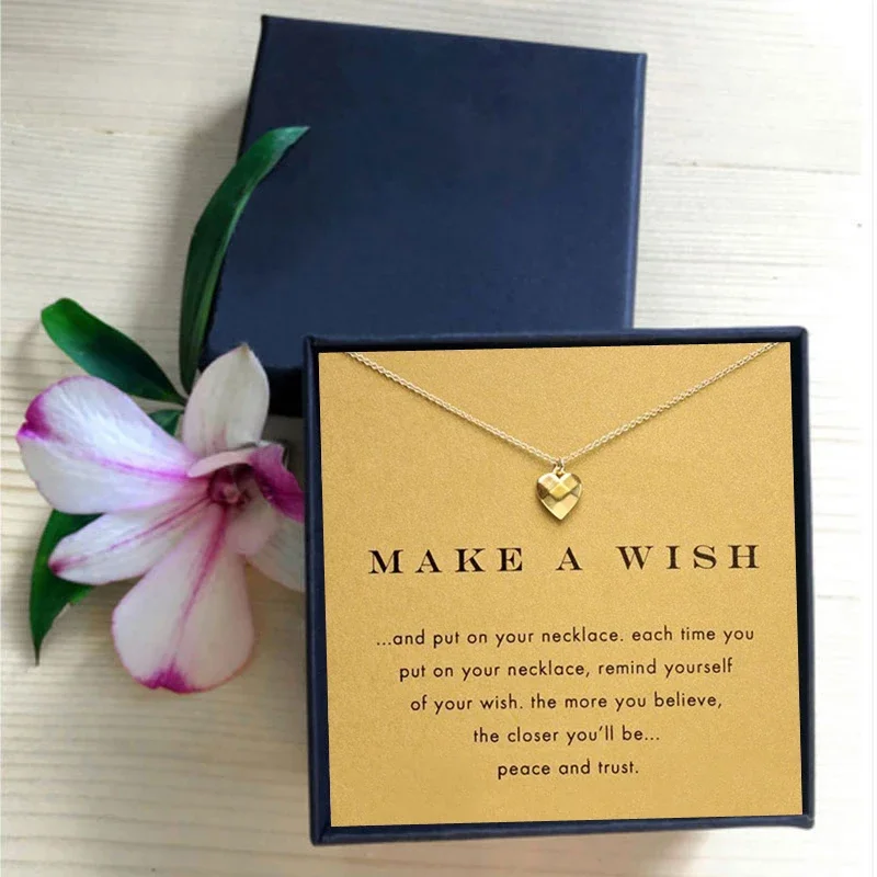 Ожерелье с романтическим вырезом в виде сердца и любви спросите свадебный