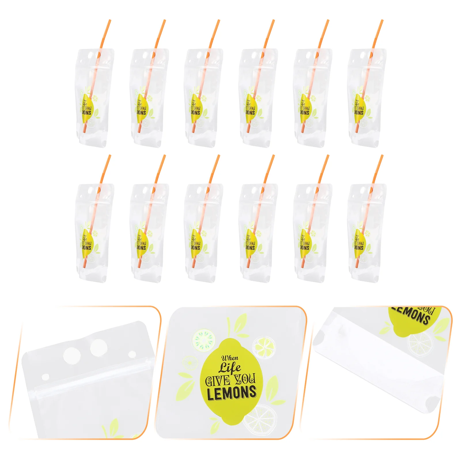 

Juice Bag Clear Plastic Containers Pouch Pouches Drinks Juicing Aldult Disposable Smoothie Yogurt Travel Bags