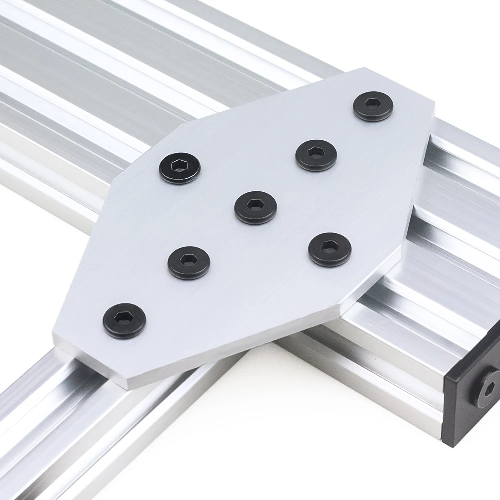 7-отверстия крестовая Соединительная пластина V-слот профильная угловой