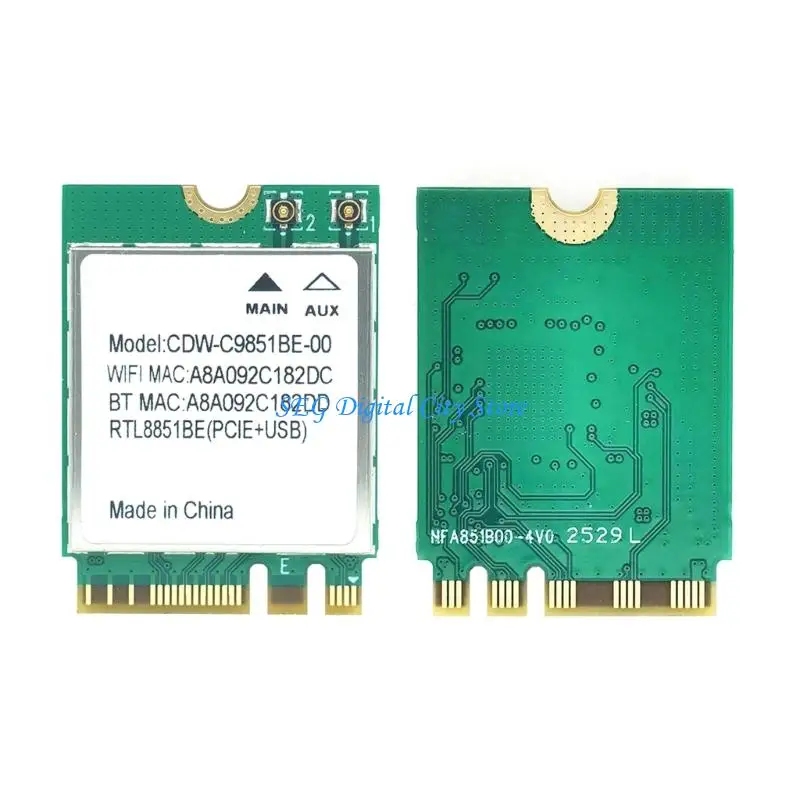 Фото U75B RTL8851BE 2.4G Двухдиапазонная беспроводная сетевая карта Модуль WIFI6 802.11A №3