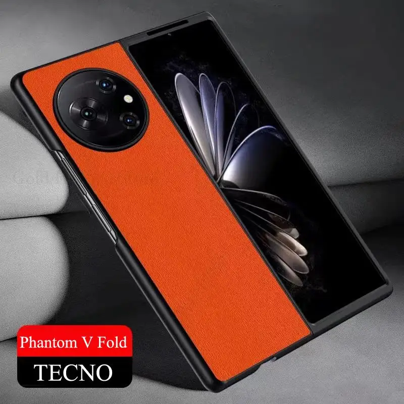 

For Tecno Phantom V Fold 5G Leather Shockproof Phone Case Funda For Phantom V Fold Flip Protective Cover For Phantom V Fold Capa