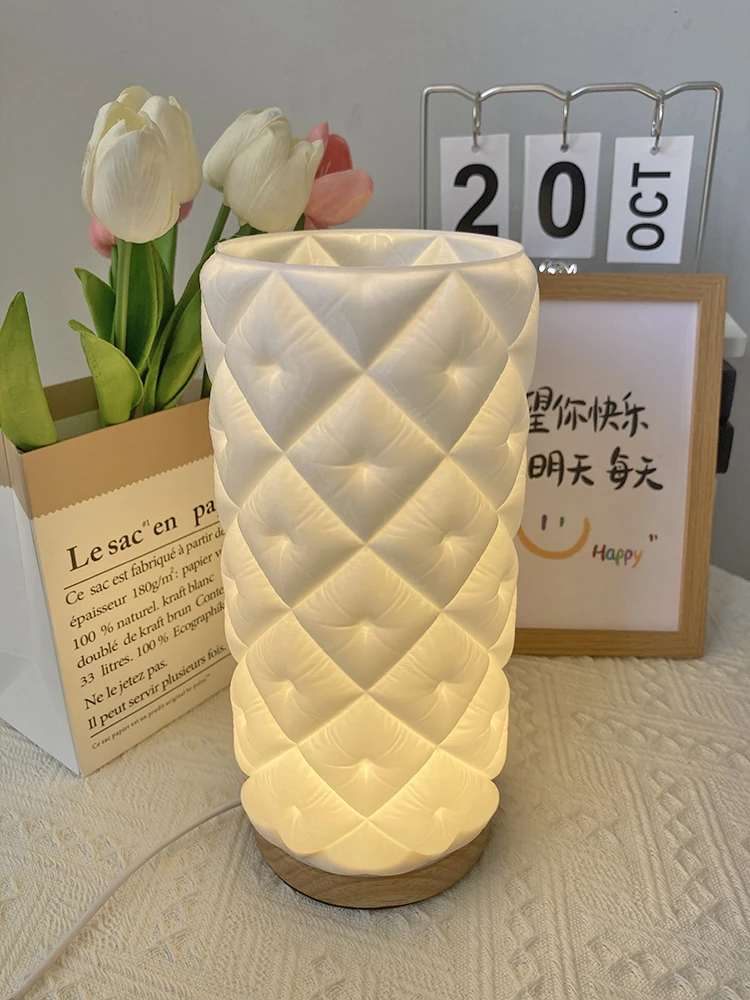 Современная 3D-печать PLA пластиковая настольная лампа для гостиной кабинета