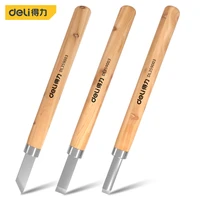 deli 3pcs wood carving chisels tools wood carving for woodworking engraving knife carving knife handmade knife tool set