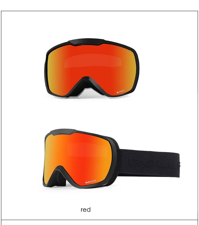 Factory Sport Skiing Glasses Double-layer Anti-fog Large Cylindrical Ski Glasses Ski Goggles for Men and Women Sport