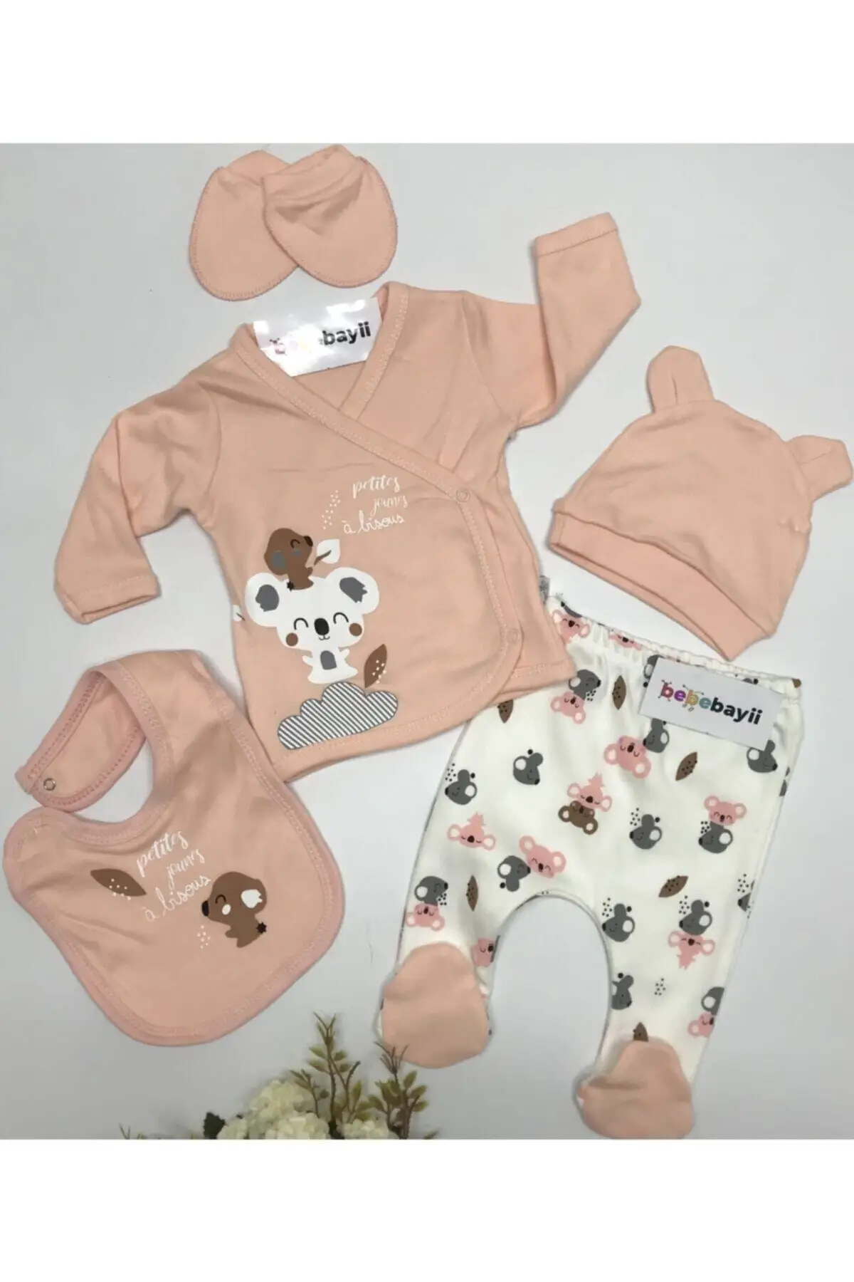 

Koala newborn hospital output 5 sets baby clothing