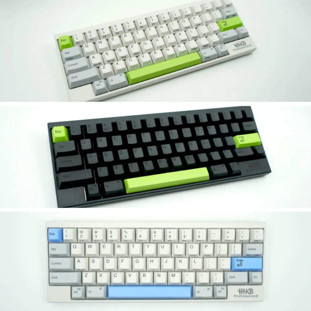 Клавиша клавиатуры ESC Enter PBT синяя зеленая красная клавиатура для LEOPOLD Realforce HHKB acitive