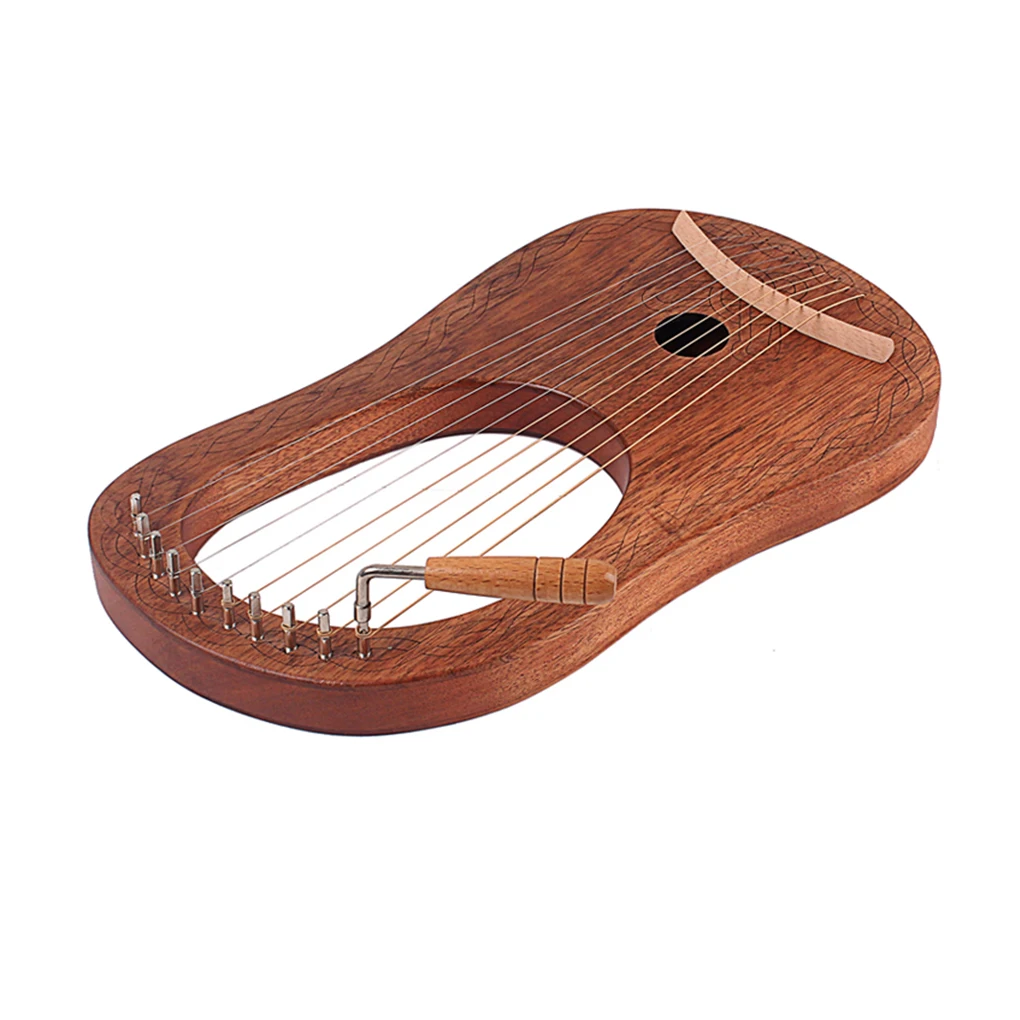 

Интересный музыкальный инструмент для начинающих 10 струн Lyre Harp