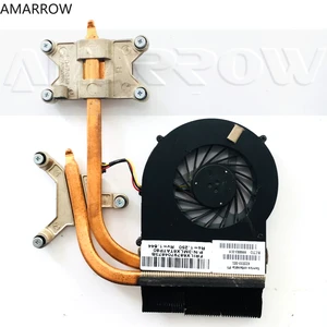 Оригинальный Для HP Pavilion DV6 DV7 dv7-4000 Охлаждающий радиатор и вентилятор 622033-001 637610-001 3MLX6TATP80 3MLX6TATPM0