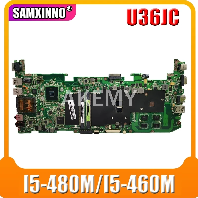 

U36JC I5-480M/460M CPU GT310M 1GB N11M-GE2-S-B1 материнская плата REV 2,0 для ASUS U36JC U36J U36 протестированная Материнская плата ноутбука 100% ОК