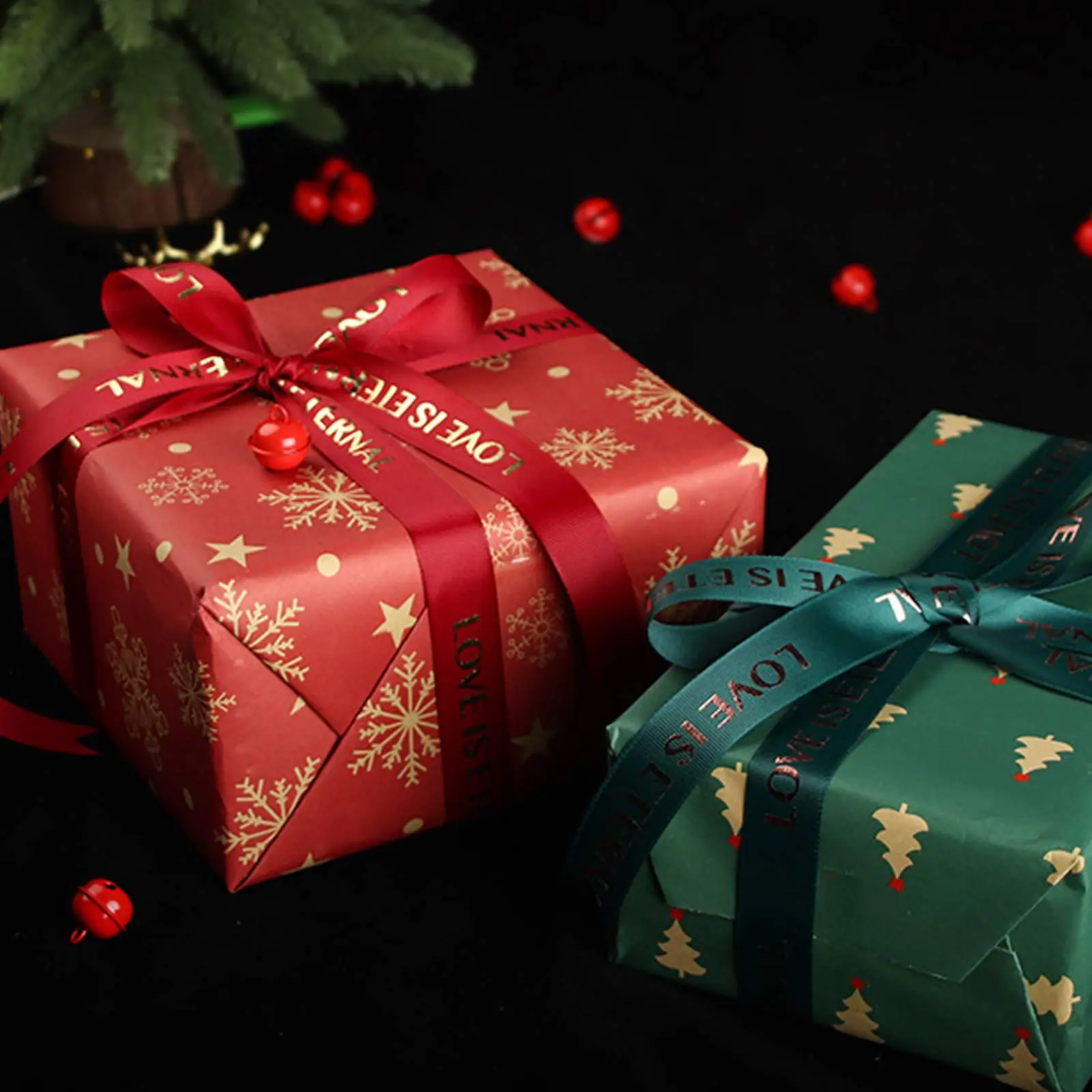 

50x70cm Wrapping Packaging Paper DIY Handmade Craft Xmas Gift Box Presents Papers 10PCS for Christmas Birthday Wedding Party