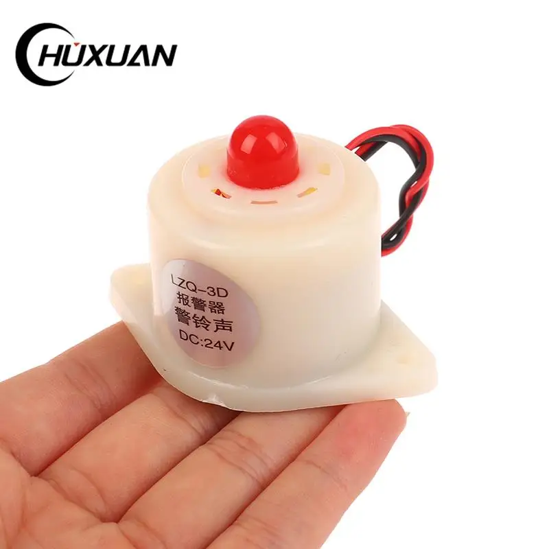 

1pc Electronic Buzzer Beep Alarm High-decibel 12V 24V 220V Acoustic-optic Alarm Indicator Flashing Light LZQ-3D Buzzer Alarm