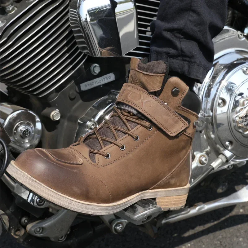 Ретро ботинок ARCX из воловьей кожи для BMW