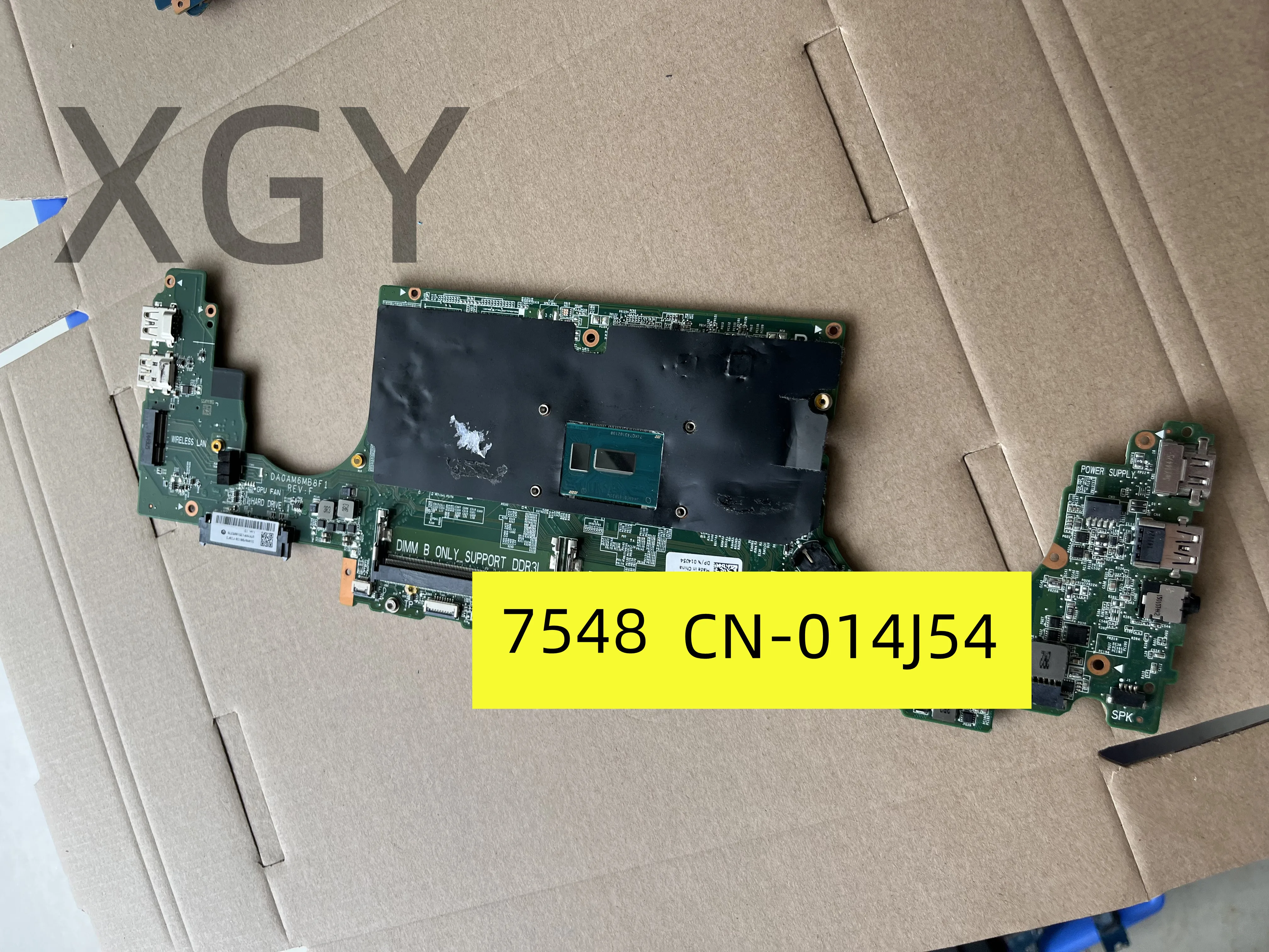 

Wholesale Laptop Motherboard For Dell Inspiron 15 7548 Motherboard DA0AM6MB8F1 CN-014J54 014J54 14J54 I7-5500U Free Shipping
