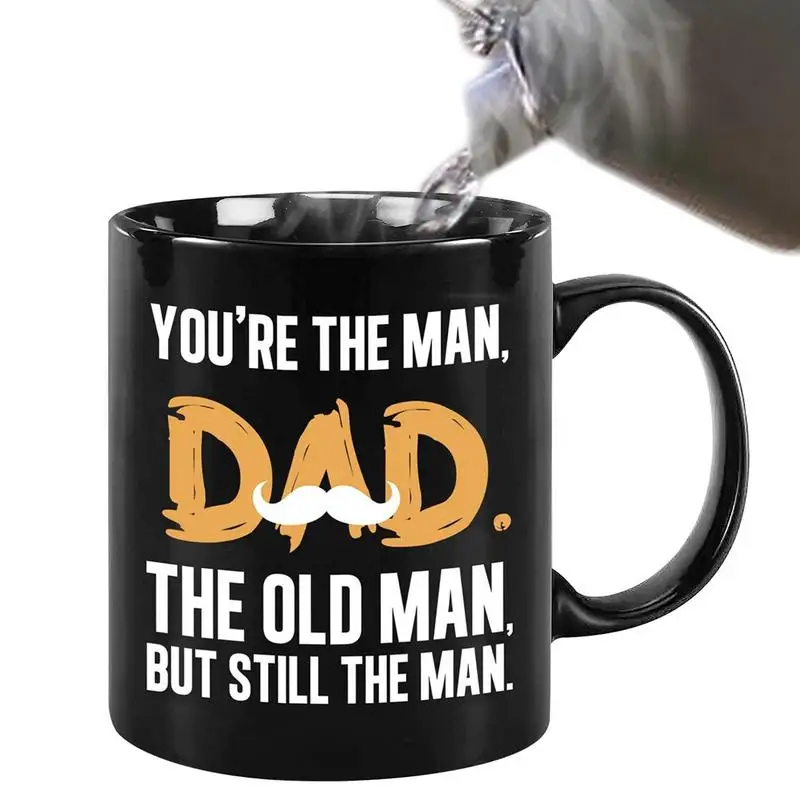 Father Coffee Mug From Daughter Ceramic Dad Mug From Daughter 350ml Father Coffee Mug Funny Dad Coffee Mug You're The Man Dad