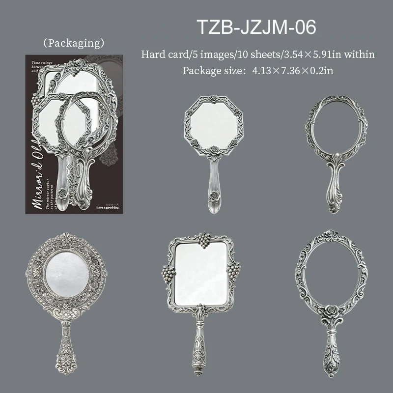 

Винтажные наклейки для скрапбукинга JIANWU Mirror Old Dream Series