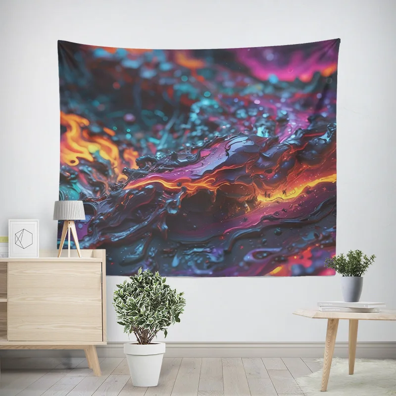 Психоделический гобелен 100% полиэстер