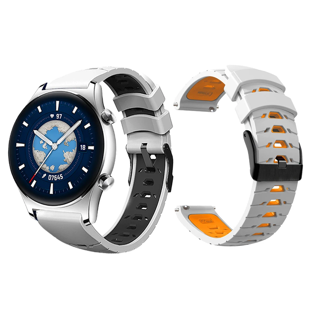 

For HONOR Watch GS 3/GS Pro/MagicWatch 2 46mm 42mm/ES Smartwatch Replacement Band Bracelet Accessories Silicone Strap Watchband