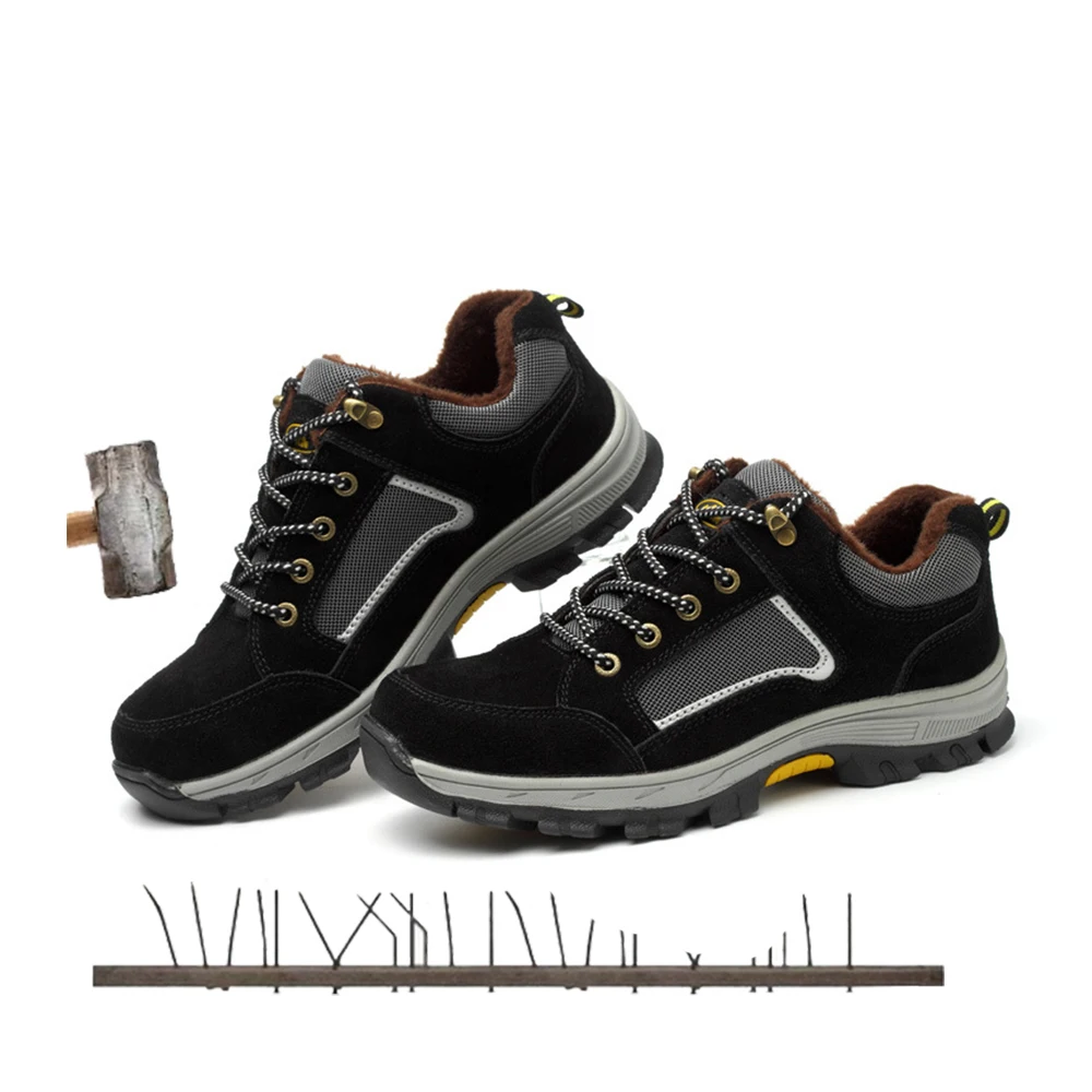 

Anti-smashing Anti-piercing Safety Shoes Men's Breathable Steel Toe Cap Safety Shoes Workshop Site Operation Protective Shoes