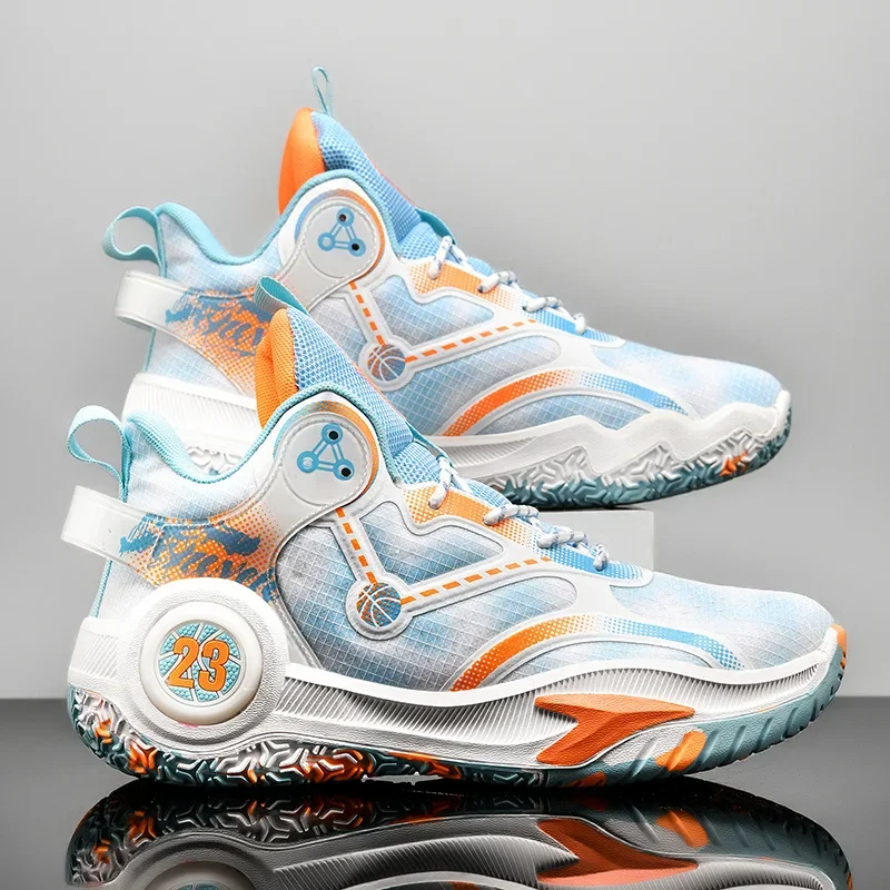 Трендовые женские кроссовки Баскетбольная обувь мужская для пар дышащая удобная