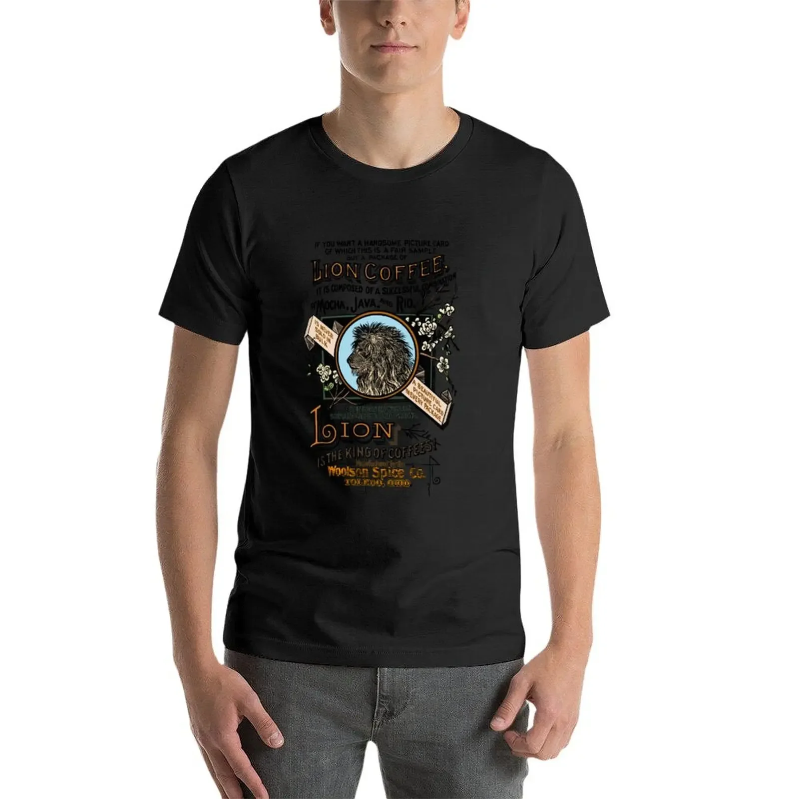 Lion футболка мужская хлопок